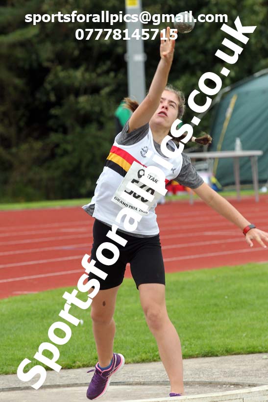 Shot putt, NECAA Open Meeting, Morpeth, Sunday, September 27th. David T. Hewitson/Sports for All Pics